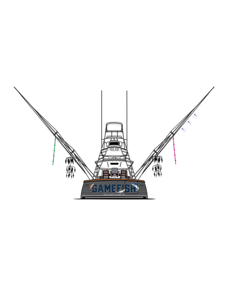 3D Aft View Boat Design