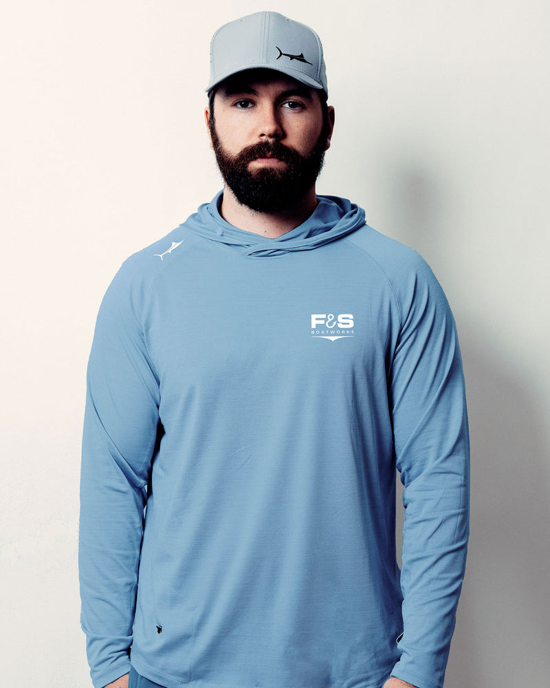 F&S Circle Logo Hooded Long Sleeve