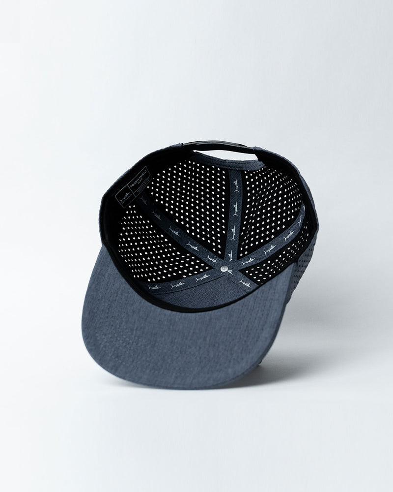 Blue Marlin Flag Flat Brim Hat