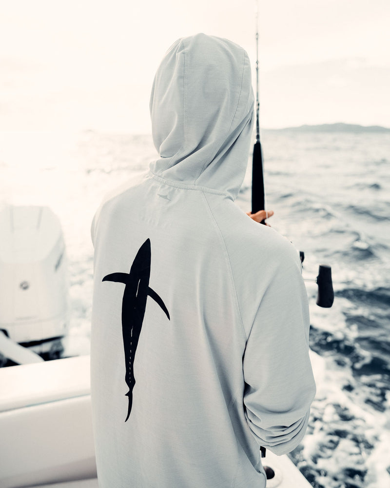 Tuna Silhouette Hooded Long Sleeve