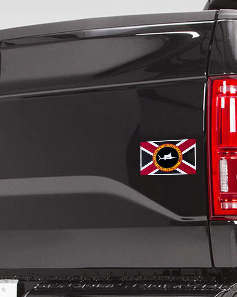 Florida Billfish Flag Decal