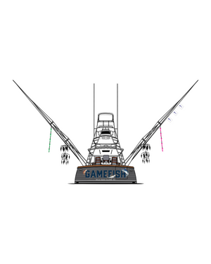 3D Aft View Boat Design