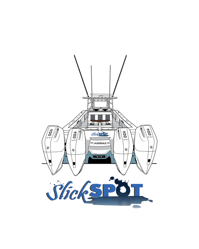 3D Aft View Boat Design