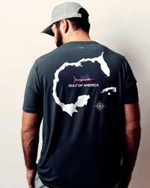Gulf of America Map Short Sleeve