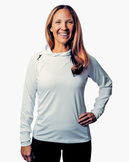 Womens Billfisher Hooded Long Sleeve