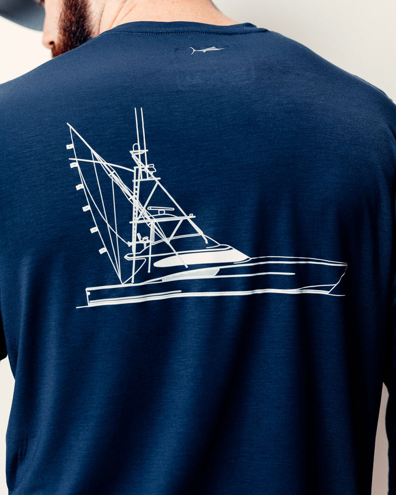 Sporfish Line Drawing Crewneck