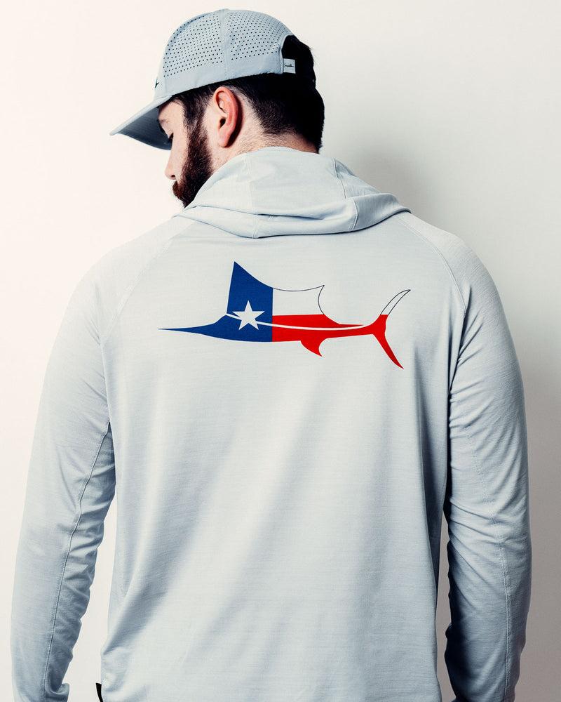 Texas Sailfish Hooded Long Sleeve