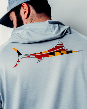 Maryland Billfish Hooded Long Sleeve