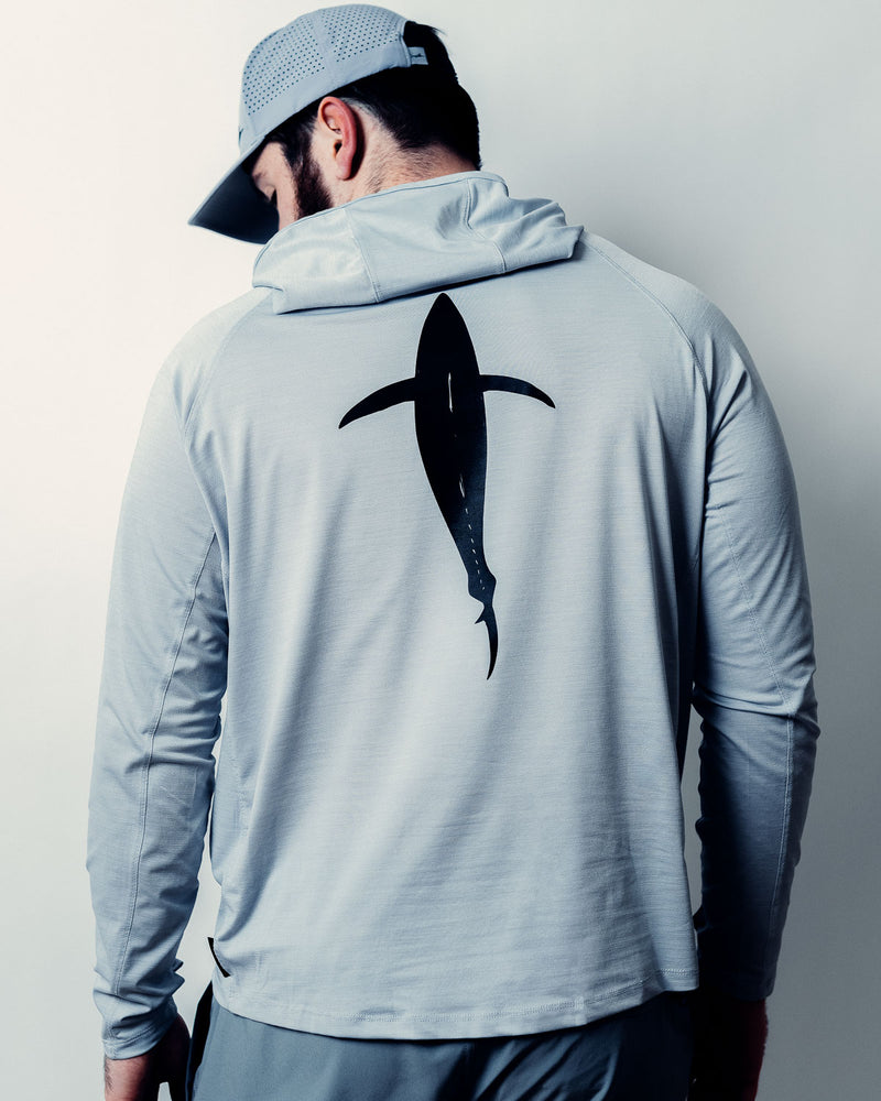 Tuna Silhouette Hooded Long Sleeve