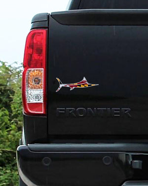 Maryland Flag Billfish Decal
