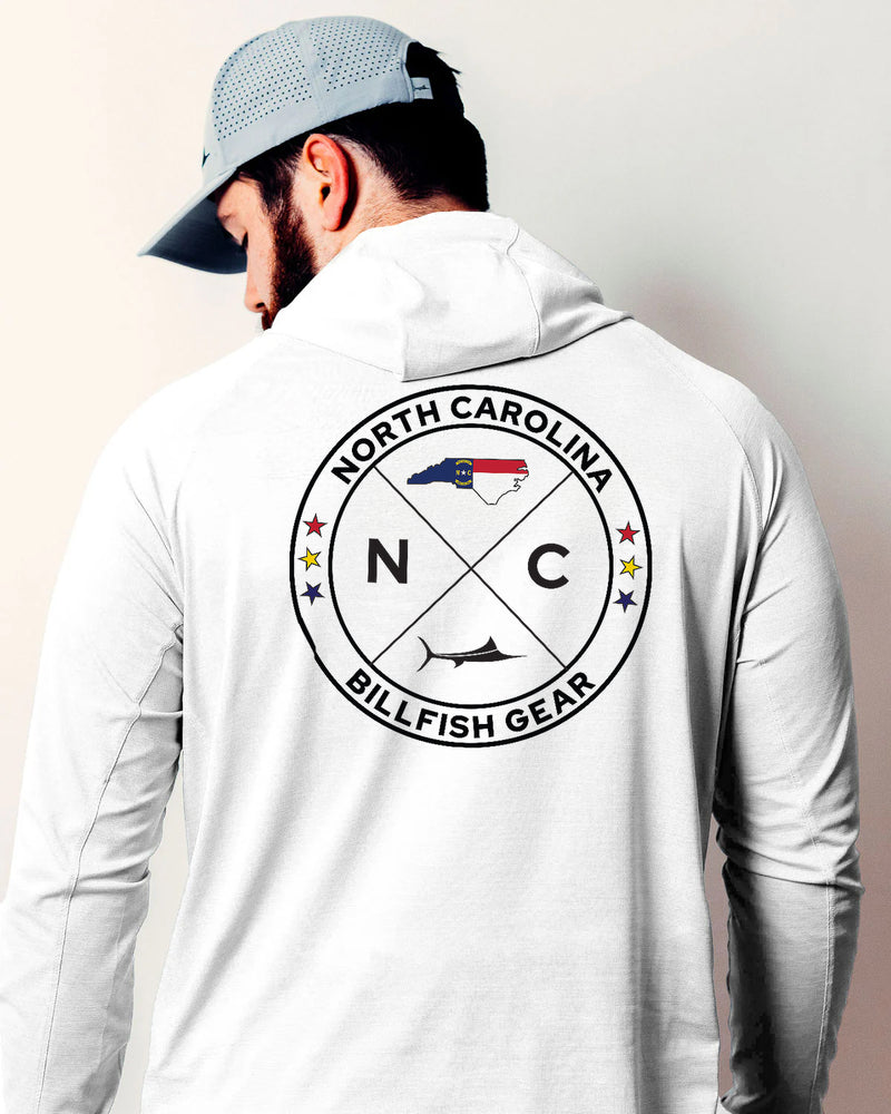 North Carolina Roundel Hooded Long Sleeve