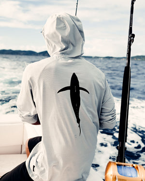 Tuna Silhouette Hooded Long Sleeve