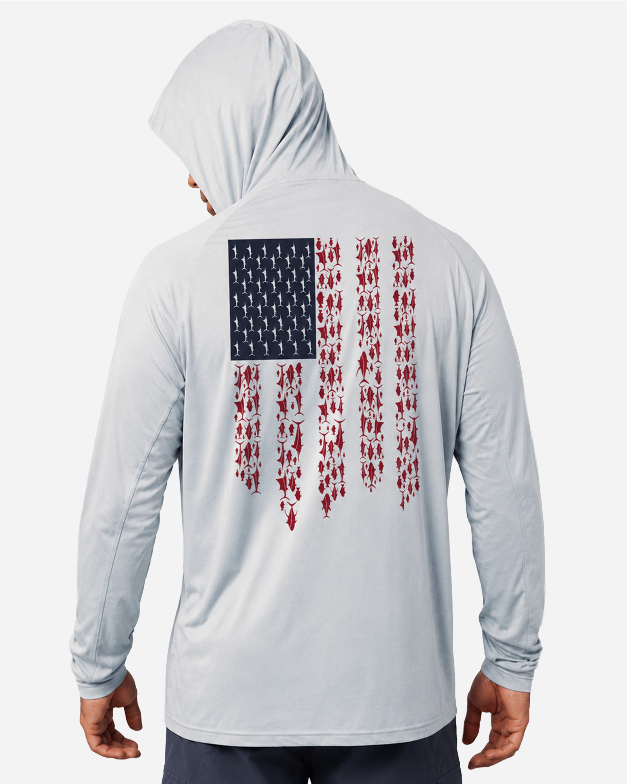 US Flag of Billfish Hooded Long Sleeve – Billfish Gear