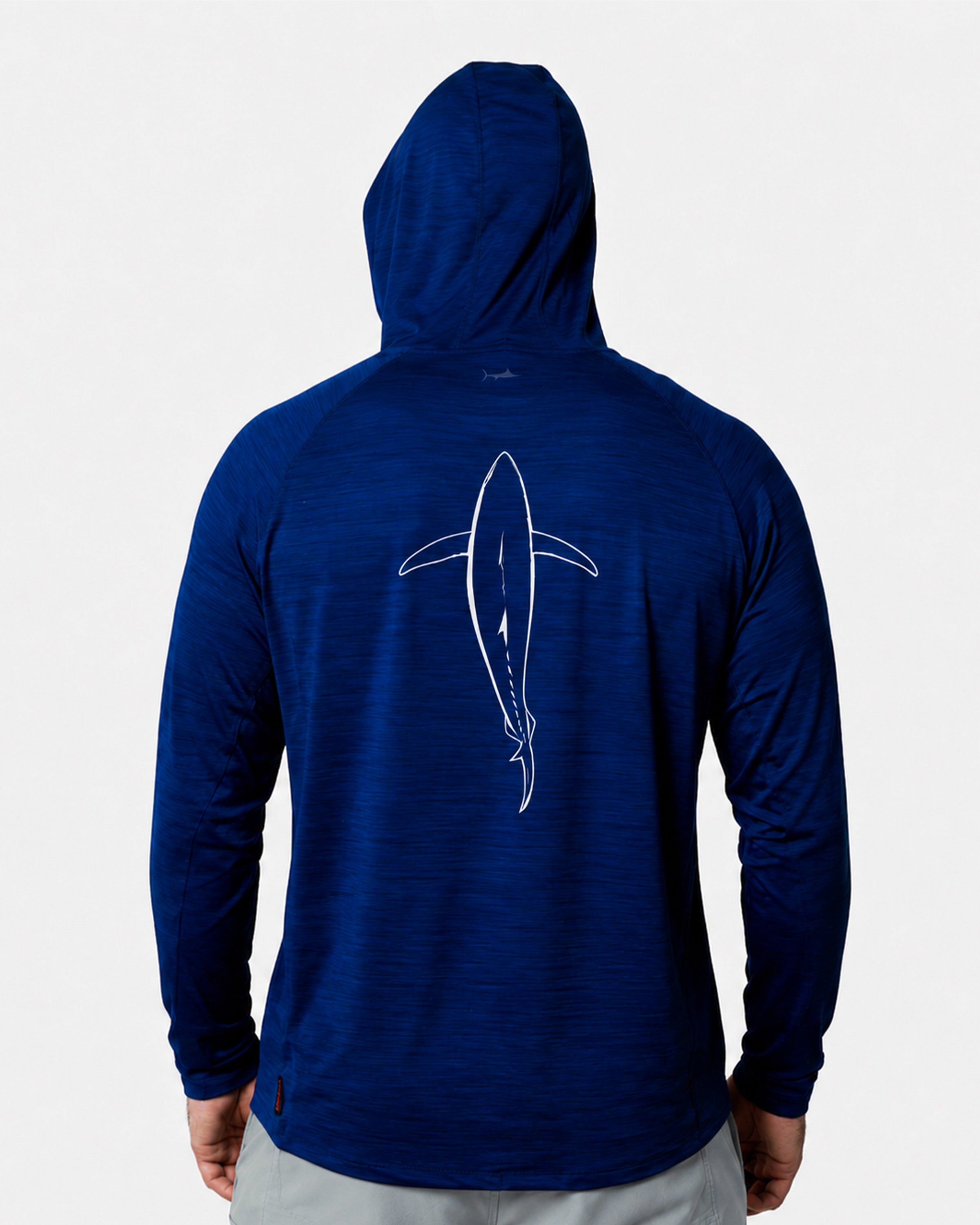 Tuna Silhouette Hooded Long Sleeve