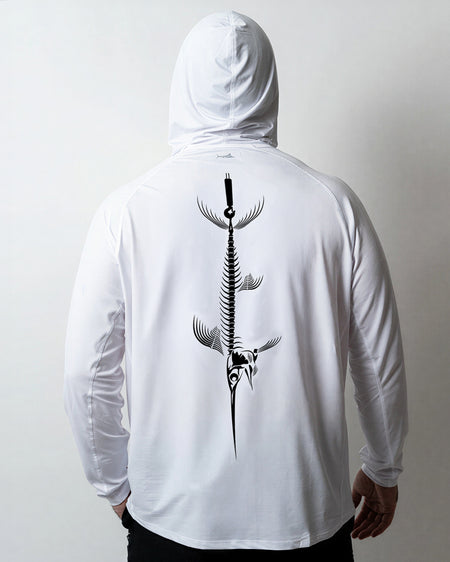 Swordfish Skeleton Hooded Long Sleeve