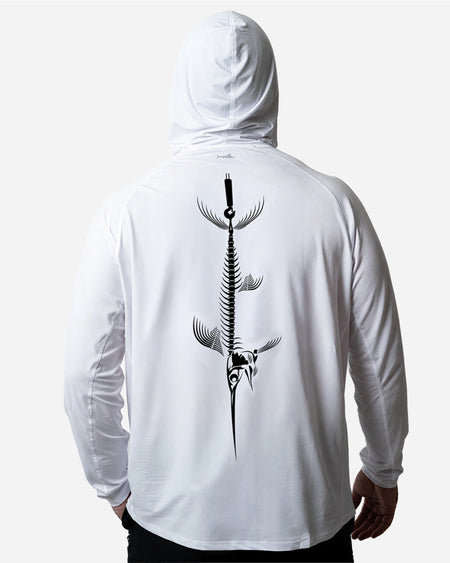 Swordfish Skeleton Hooded Long Sleeve