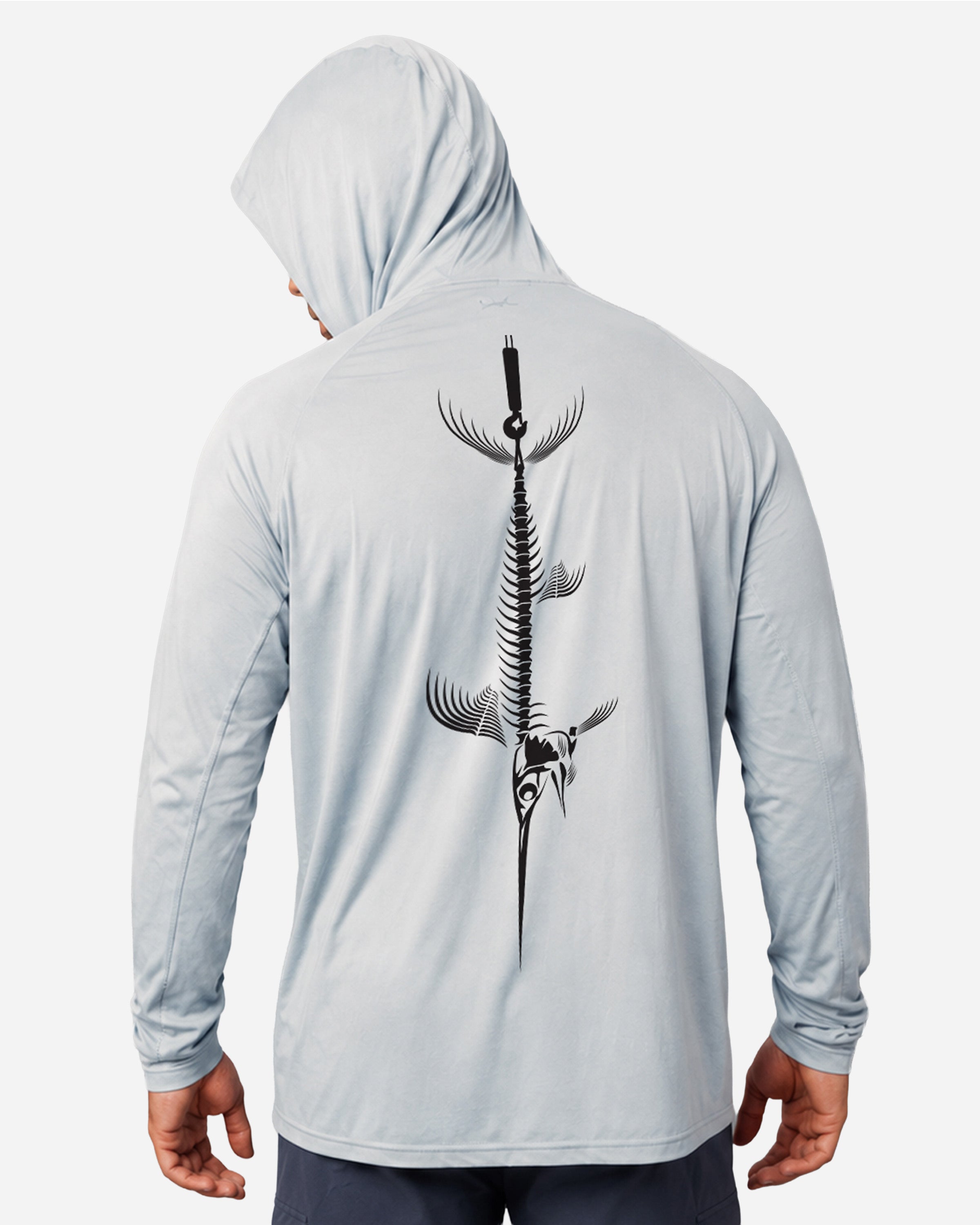 Swordfish Skeleton Hooded Long Sleeve