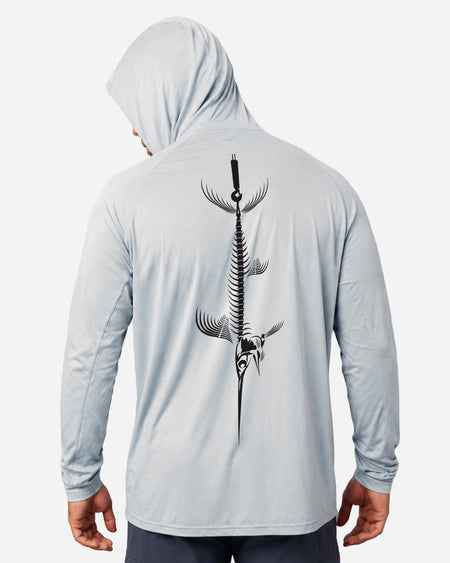 Swordfish Skeleton Hooded Long Sleeve