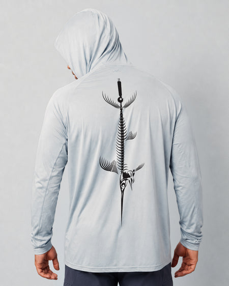 Swordfish Skeleton Hooded Long Sleeve