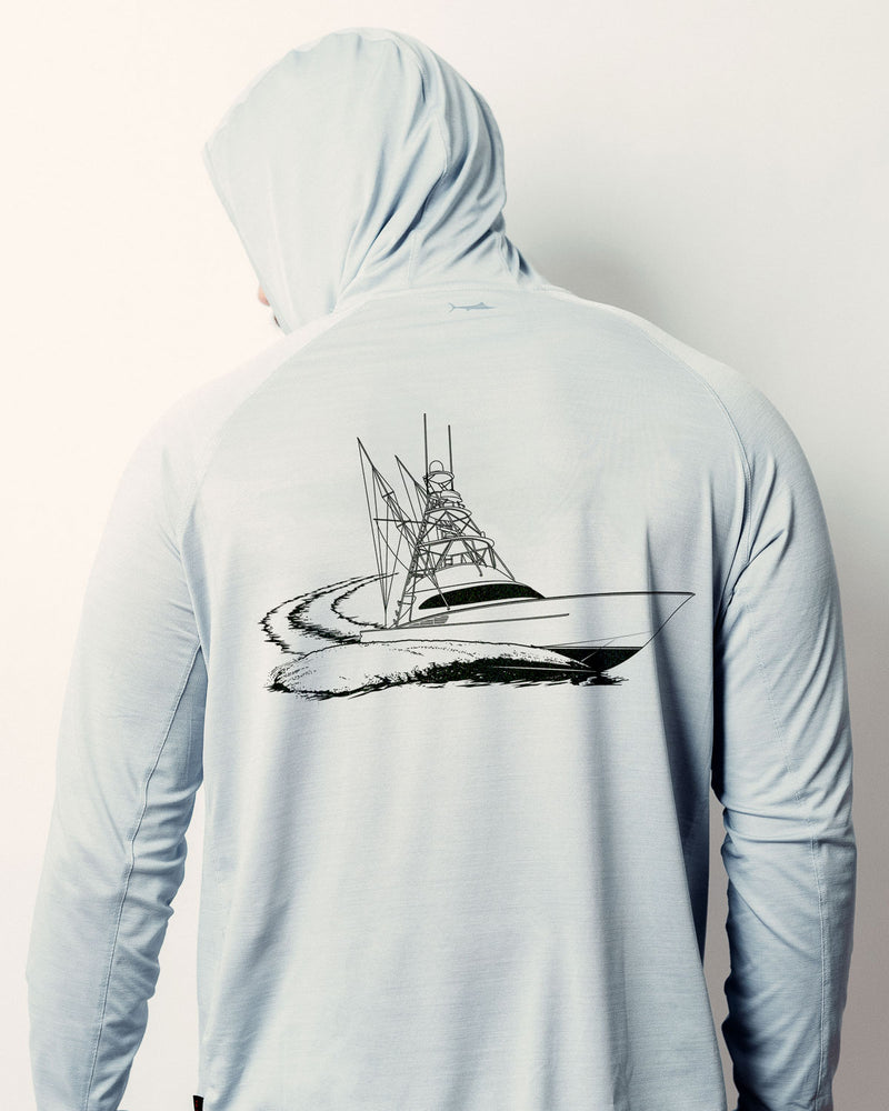 F&S Running Sportfish Hooded Long Sleeve