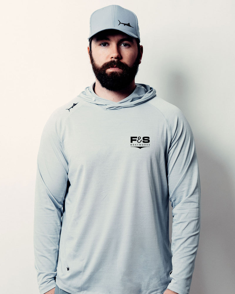 F&S Running Sportfish Hooded Long Sleeve