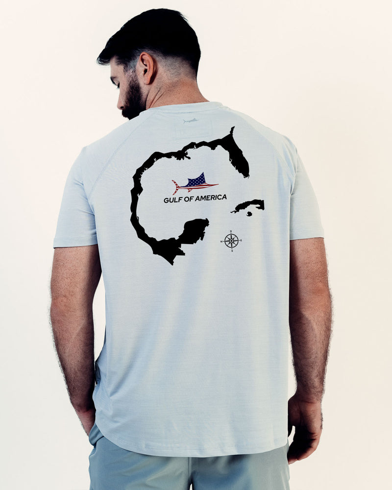 Gulf of America Map Billfisher Short Sleeve