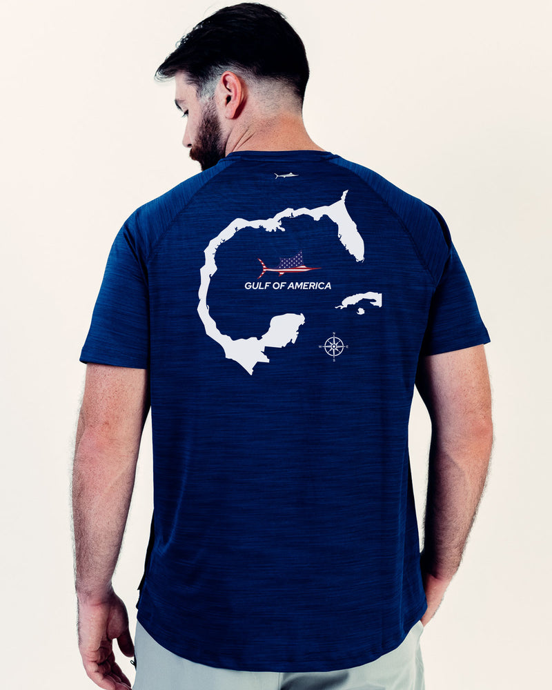 Gulf of America Map Billfisher Short Sleeve