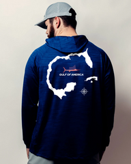 Gulf of America Map Hooded Long Sleeve