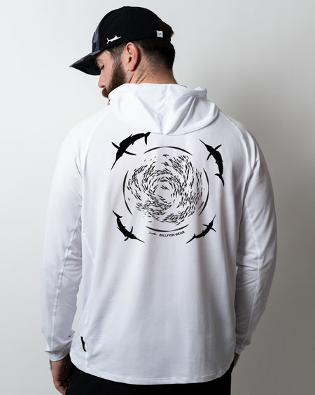 Sailfish Bait Pool Hooded Long Sleeve