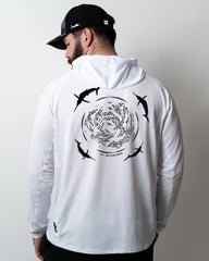 Sailfish Bait Pool Hooded Long Sleeve