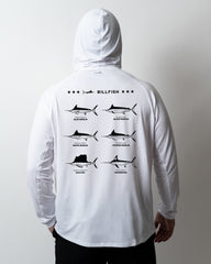 Billfish Species Hooded Long Sleeve