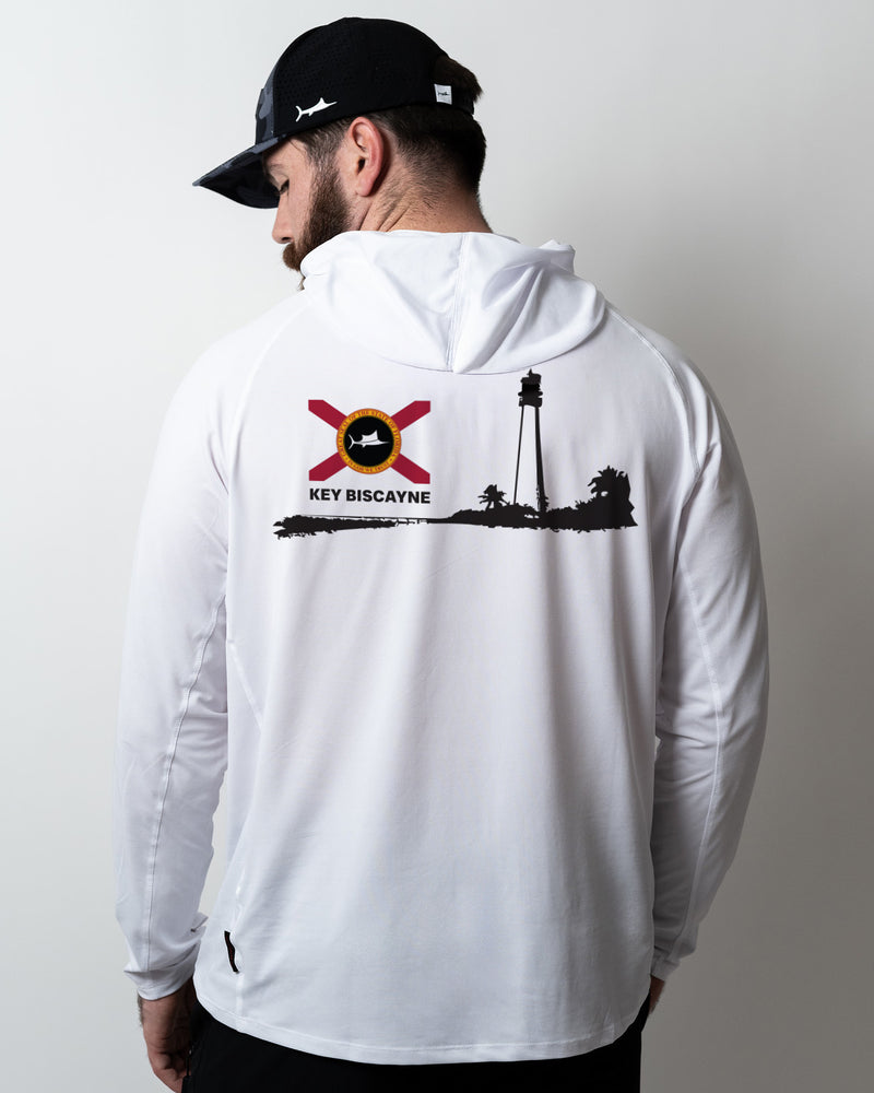 Key Biscayne Hooded Long Sleeve