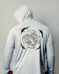 Sailfish Bait Pool Hooded Long Sleeve