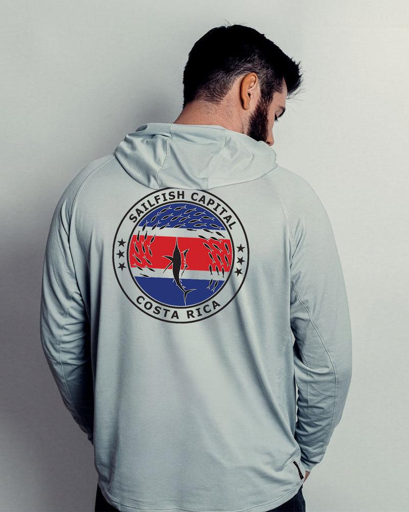 Costa Rica Sailfish Capital Hooded Long Sleeve