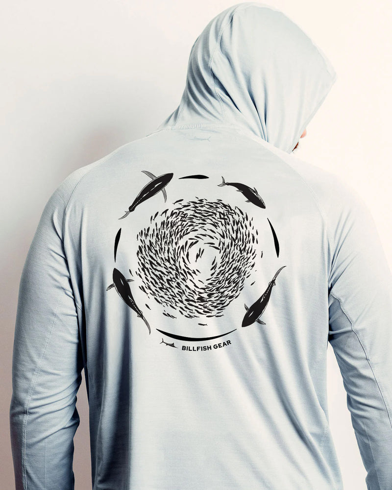 Tuna Bait Pool Hooded Long Sleeve