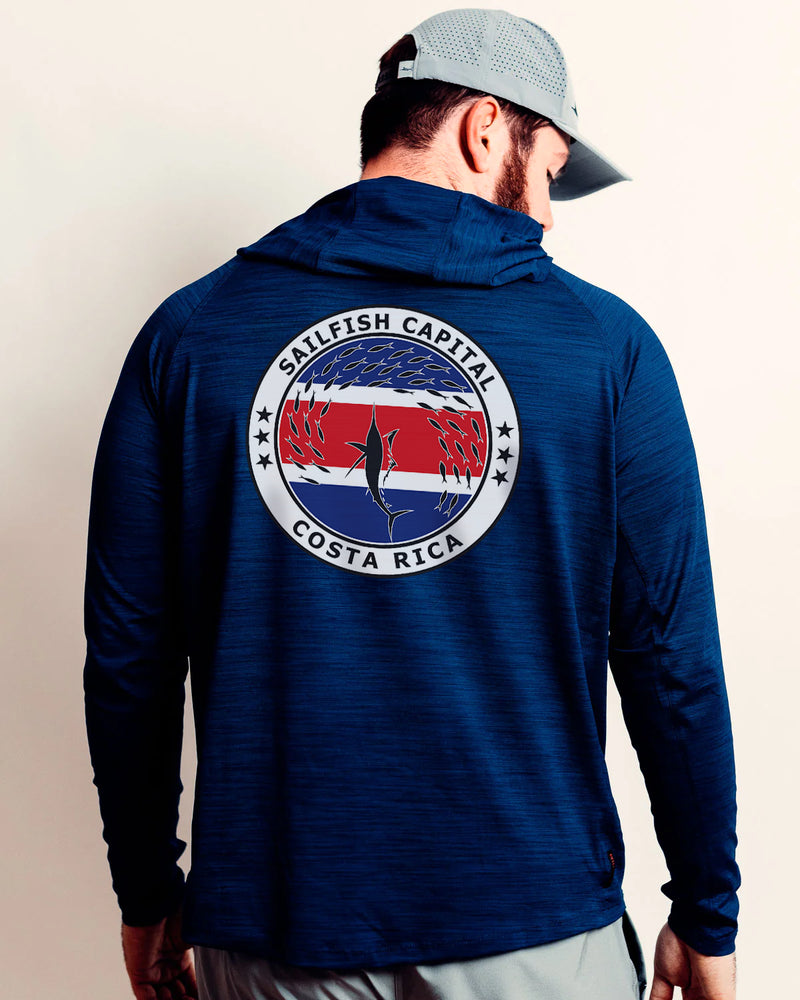 Costa Rica Sailfish Capital Hooded Long Sleeve