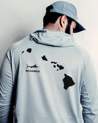 Hawaii Islands Hooded Long Sleeve