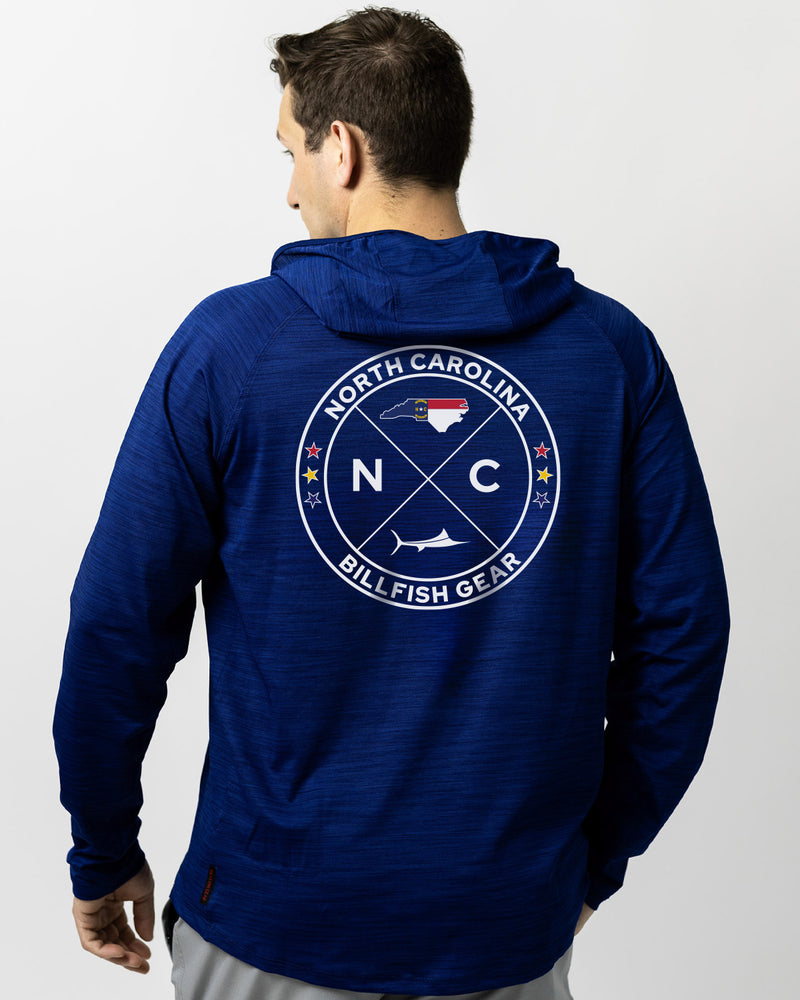 North Carolina Roundel Hooded Long Sleeve