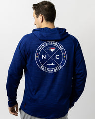 North Carolina Roundel Hooded Long Sleeve